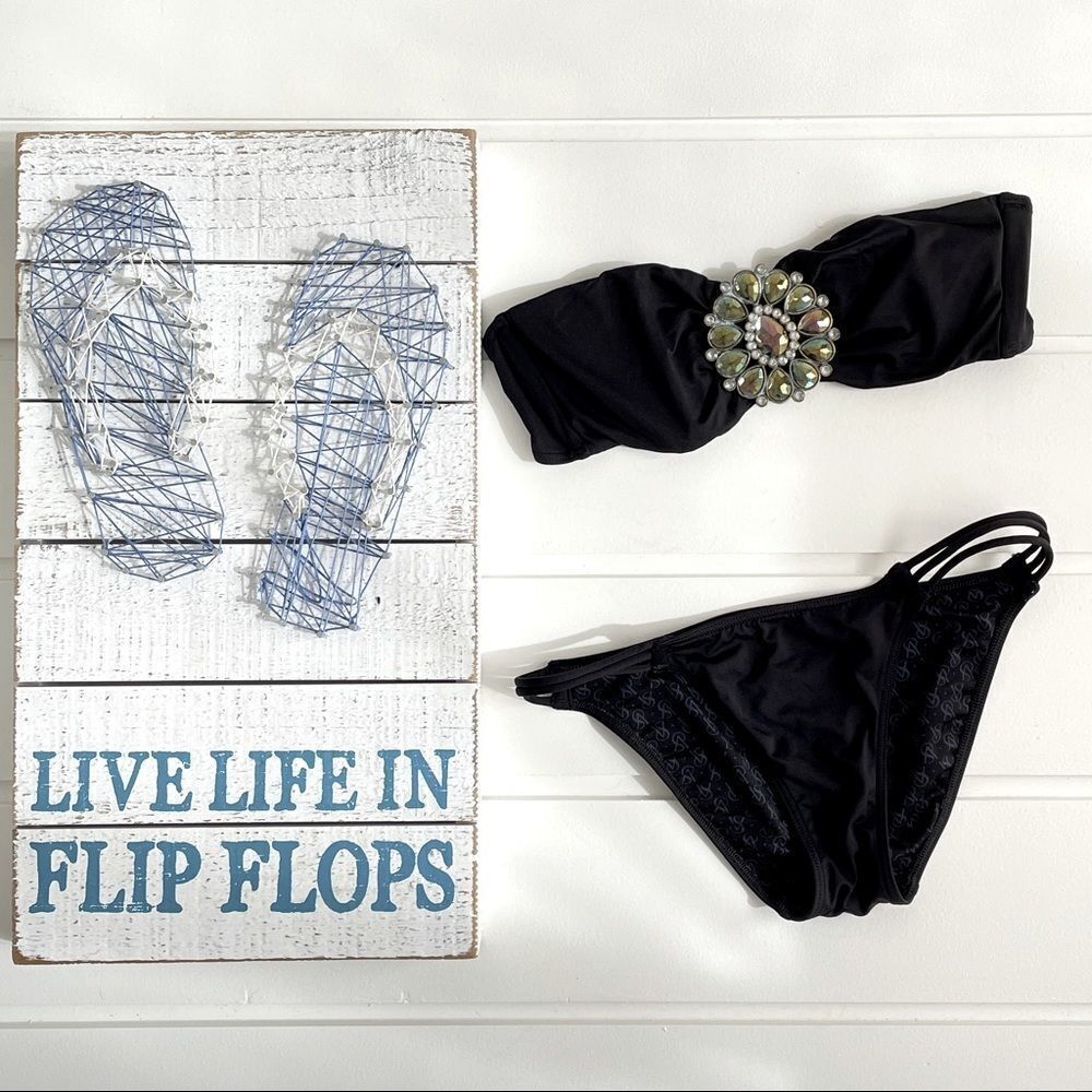 Victoria’s Secret Swim Jungle Jewel & Strappy Set